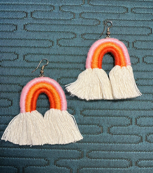 Fringe Rainbow - Pink