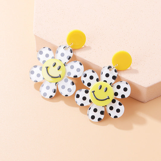 Clear Smiles - Yellow/Polka Dot